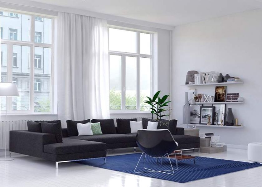 Rumah Cantik dengan Ruang Tamu Minimalis Elegan