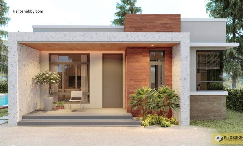 Rumah Minimalis Modern dengan Bentuk Bangunan Sederhana