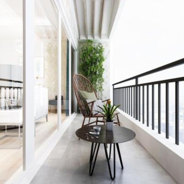 Rumah Minimalis Modern dengan Balkon Fungsional