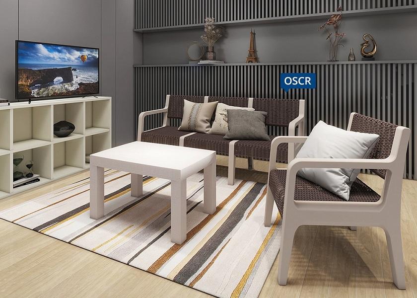 Sofa OSCR Olymplast untuk Ruang TV Minimalis Nyaman