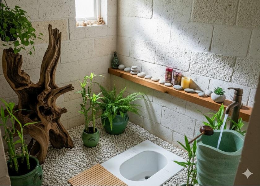 Desain Ventilasi dan Pencahayaan di WC Jongkok Modern